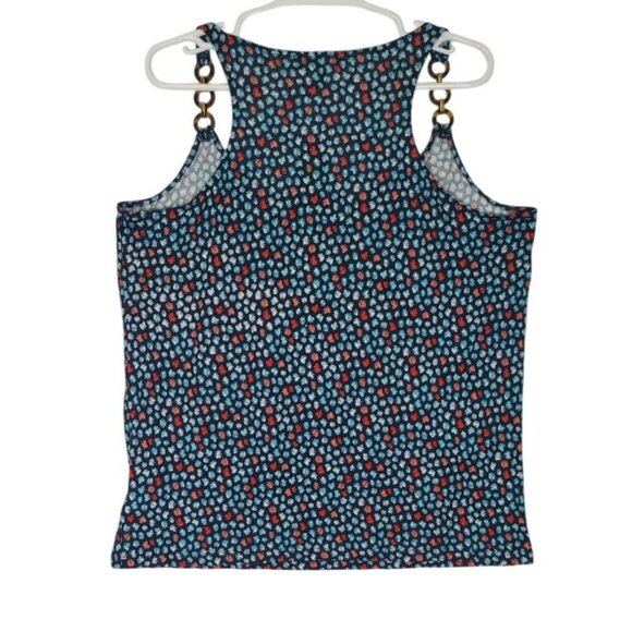 Michael Kors Blouse Women's XL Tortoiseshell Print Tank Top. NWT - Picture 2 of 7